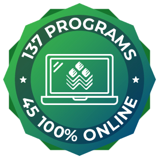 137 programs 27 100% online
