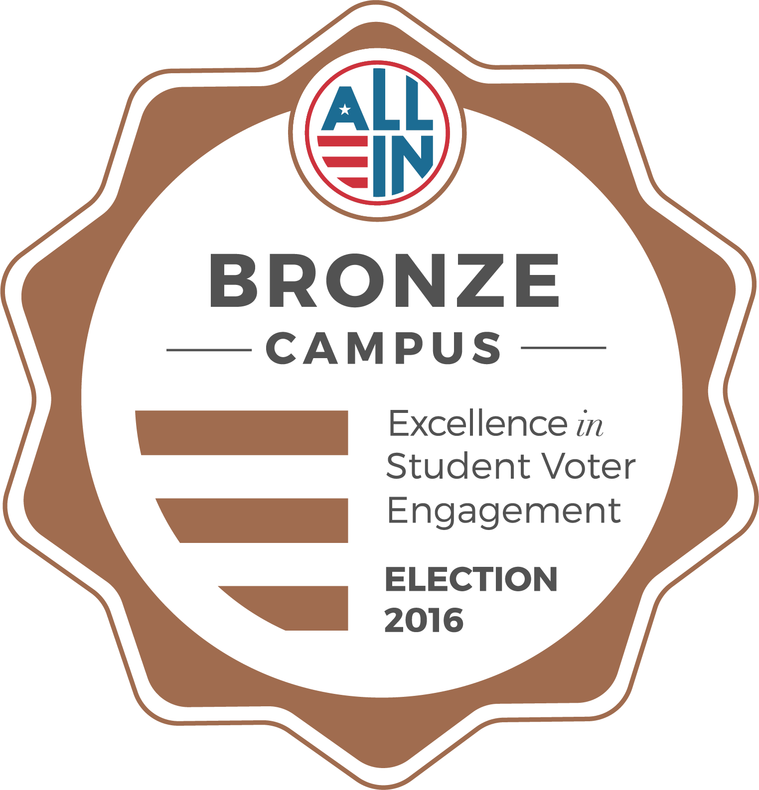 bronze voting seal