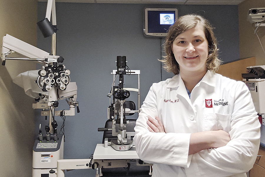 Dr. Allison Kade Fox, an ophthalmology resident at the University of Indiana School of Medicine, turned to Washtenaw Community College to prepare her for medical school.